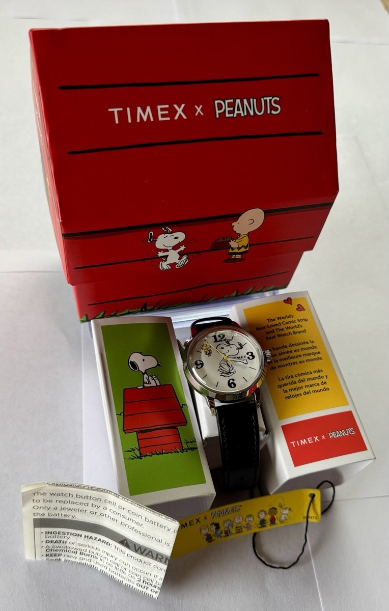 TIMEX / PEANUTS T80 ピーナッツ（R）75周年記念 Timex x Peanuts® T80 75th Anniversary Edition 34mm Watch #TW2Y20000