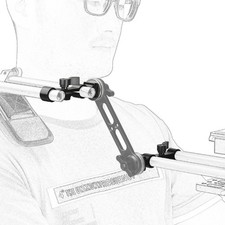 Standard 15mm Double Rod Clamp Adapters For DSLR Camera Shoulder Mount Rig 15mm