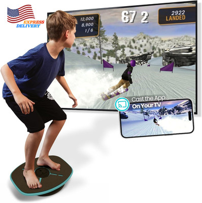 App-Enabled Balance Board Smart Bluetooth Sensor 12 FREE Interactive Games