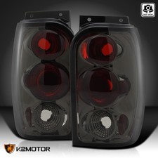 Smoke Fits 1998-2001 Ford Explorer Mountaineer Tail Lights Brake Lamps 98-01