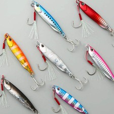 2021 Japen Metal Cast Jig Spoon 10/15/20/30/40/50g Shore Casting Jigging Fish Se