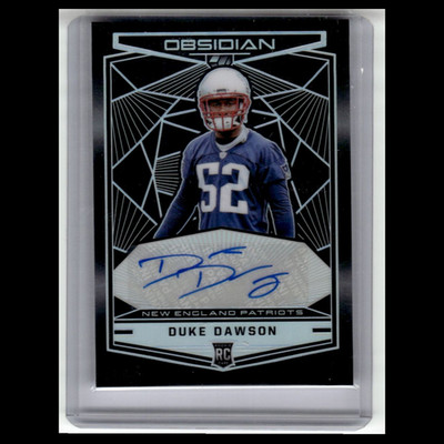 Duke Dawson Rookie /100 #RKA-DD Autograph 2018 Panini Obsidian Patriots Football