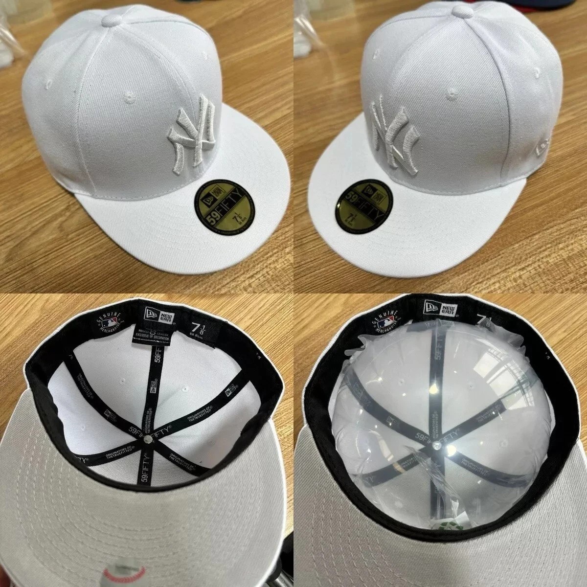 Men's New York NYY MLB Yankees Basic 59FIFTY Fitted Cap 5950 Baseball Hat In BOX