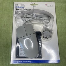 Vintage RadioShack 2 Button Serial Mouse 26-326 DB9 Computer Accessory Sealed