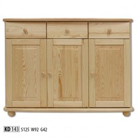 Sideboard Anrichte Kommode Kiefer Massiv Wohnzimmer Vollmassiv Massivholz Holz