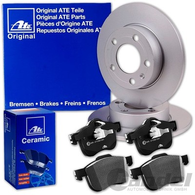 ATE BREMSSCHEIBEN + CERAMIC BELÄGE HINTEN für MERCEDES A/B-KLASSE W176 W246