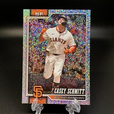 2026 Topps Series 1 Celebration Casey Schmitt Confetti Foil #57 Giants