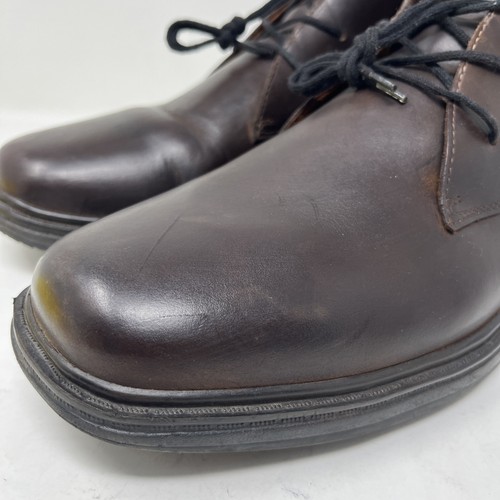 Dr. Comfort Ruk 7920 Leather Chukka Ankle Boots Lace Up Brown Mens Size 11 XW - Picture 3 of 22