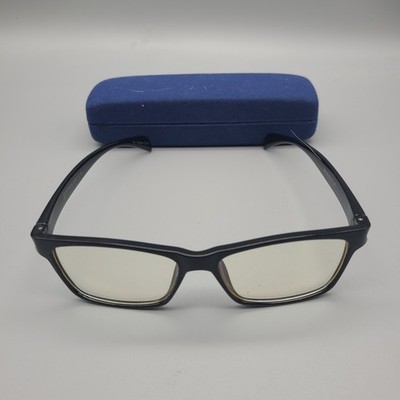 GAMMARAY OPTIX M4 EYEGLASSES SHINY BLACK/ YELLOW TINT LENS GR OR-003-C1-R200