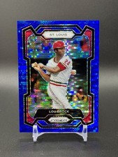 2024 Panini Prizm Blue Pulsar Prizm #280 Lou Brock Cardinals #43/75
