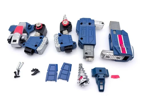 Machine Robo Battle Hackers DRILL CRASHER Spare Parts Lot BANDAI 1986