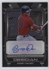 2021 Chronicles Obsidian Electric Etch Purple 64/99 Bobby Dalbec #O-BD Auto 1ek2