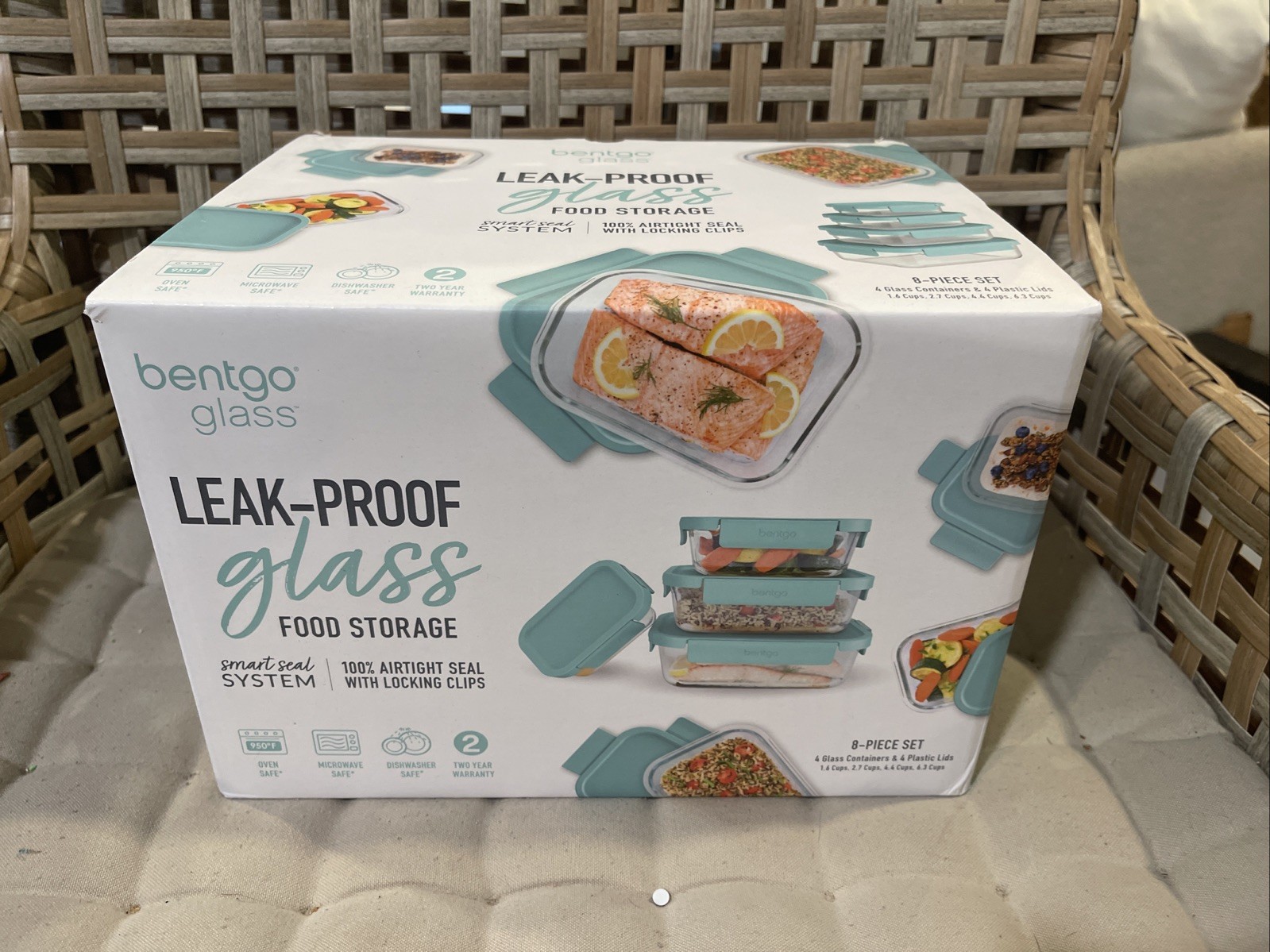 Free Full Release Bentgo Glass Leak Proof Food Storage Set