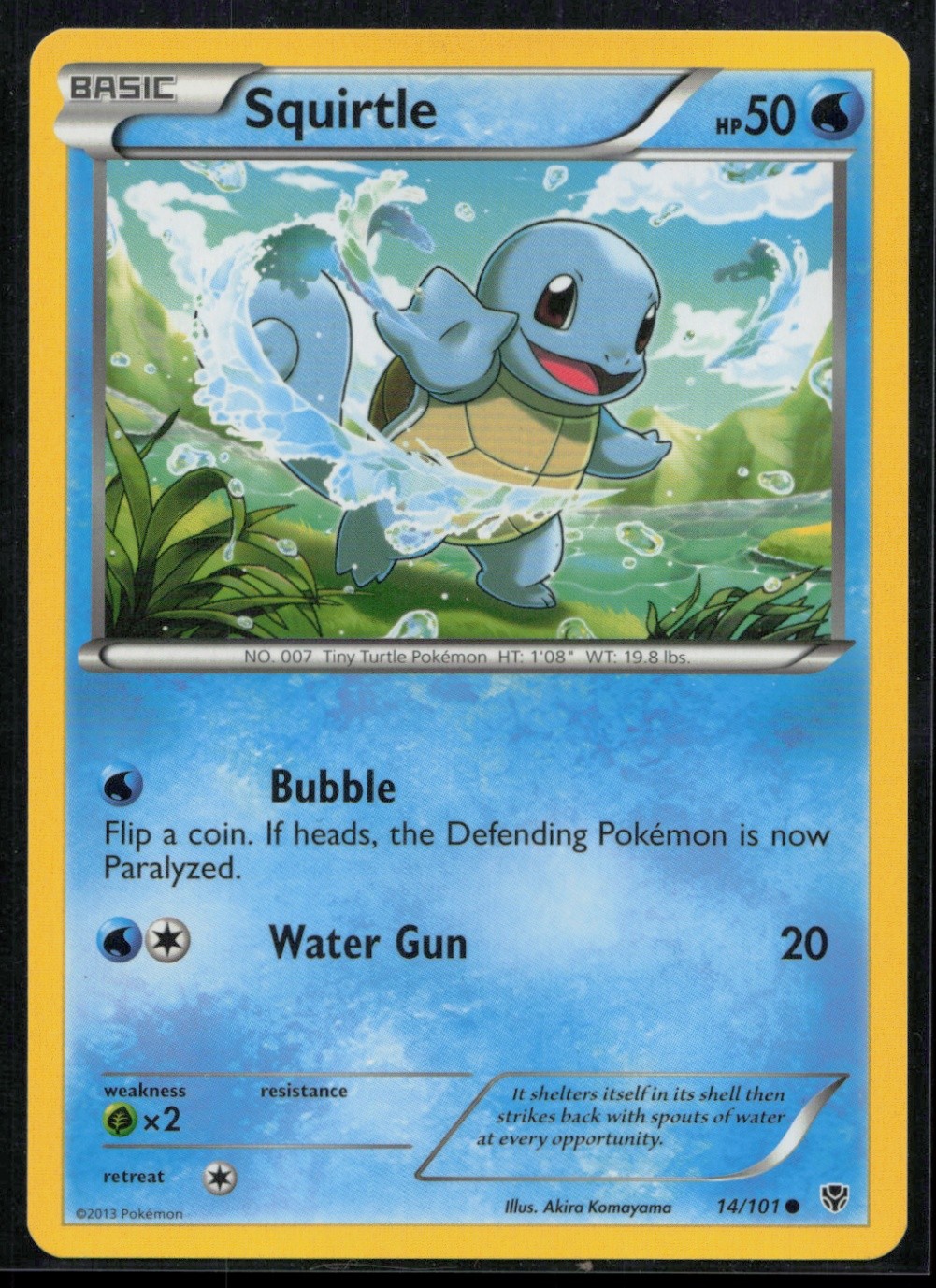 Squirtle Common Plasma Blast 14/101 NM