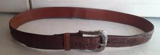 ARIAT Mens Western Perforated Edge Basic Leather Belt 36" Z