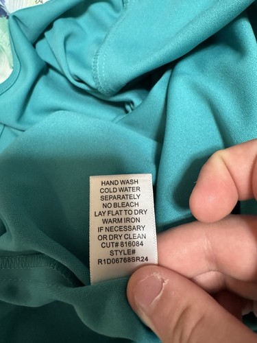 Vestido colorido forrado artístico con diseño de conejo para mujer talla 6 talla 6 - Imagen 8 de 9