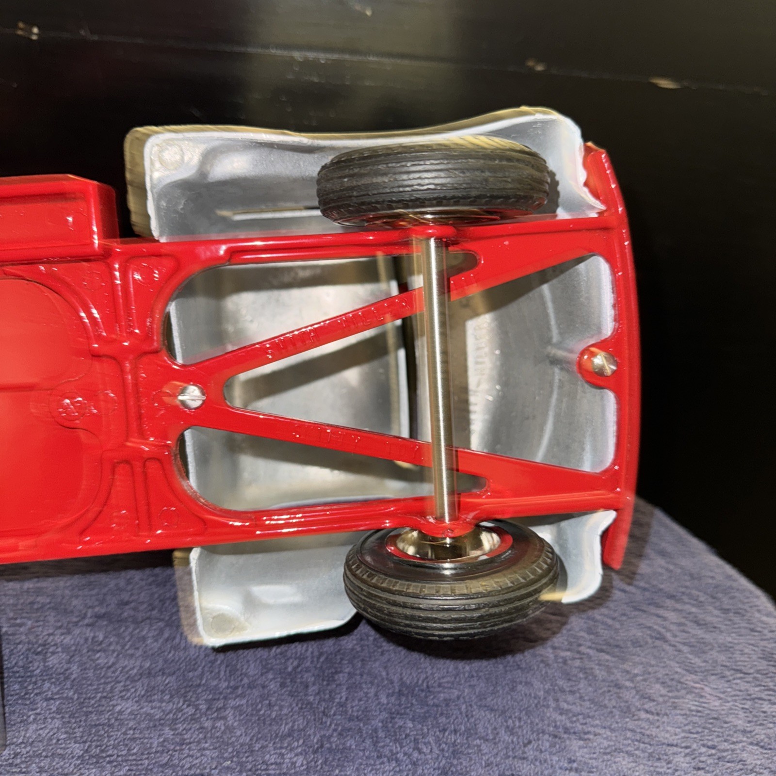 VINTAGE 1950’s SMITH MILLER COE GMC C.O.E TOW TRUCK WRECKER RED AND WHITE