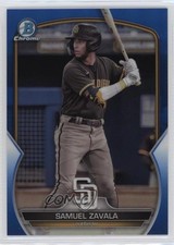 2023 Bowman Chrome Prospects Blue Refractor 119/150 Samuel Zavala #BCP-241 12dh