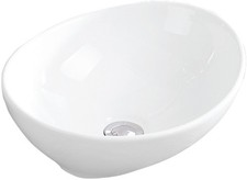Karran USA VC-302 Valera 15-1/2" Oval Vitreous China Vessel - White
