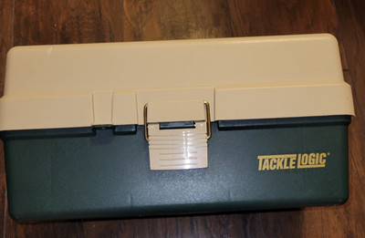 Tackle Logic 3300 Tackle Box 3 Trays w/ 29 Section Fishing System 16'' X 8'' X 8''