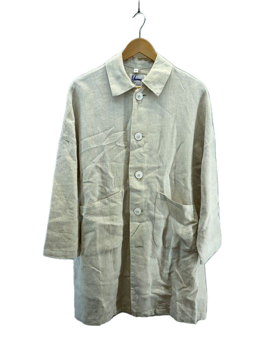SOPH-210015 21SS Cream Plain Linen Duster Coat w/ Stain | eBay