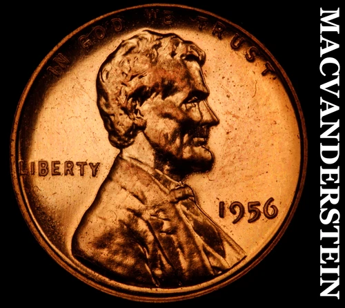 1956 Lincoln Wheat Cent- Choice Gem Proof Luster No Reserve #i8731