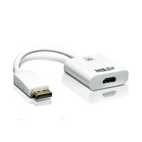 Aten VC986 Displayport Auf 4K Hdmi Aktiv Adapter Konverter Wandler Weiß