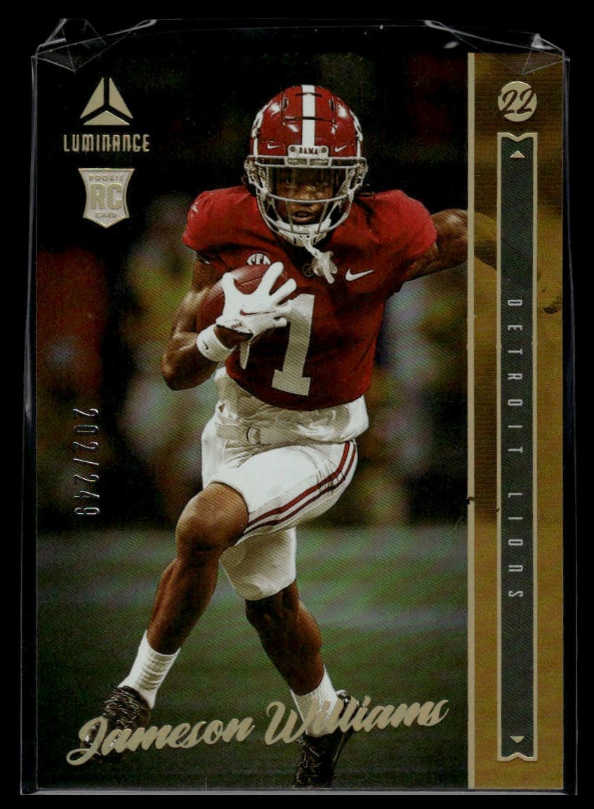 2022 Panini Luminance #115 Jameson Williams Gold #/249