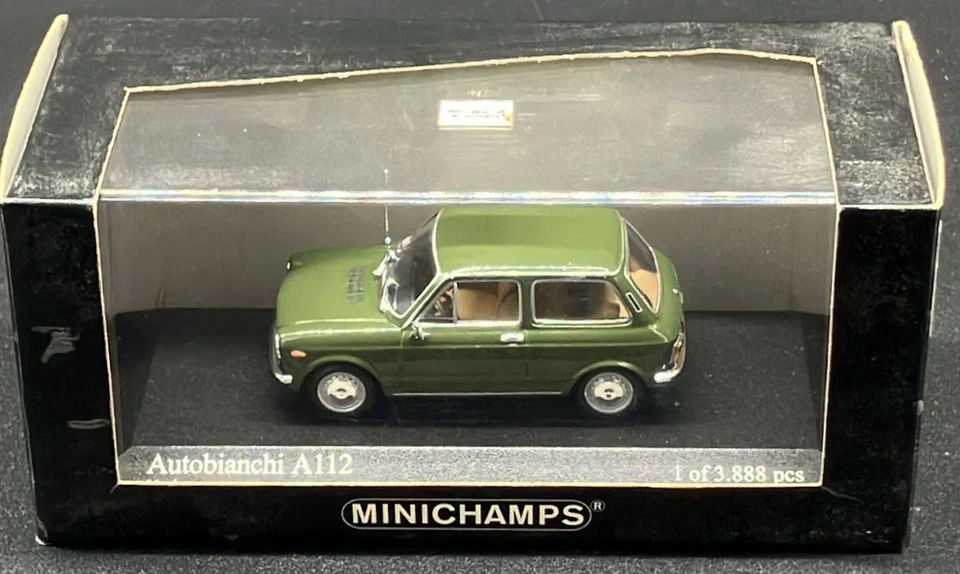 Minichamps 1/43 Autobianchi A 112 1974 Green 400121100 - Image 3 of 4