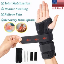 Left Right Splint Wrist Brace Hand Carpal Tunnel Wrist Support Sprain Arthritis