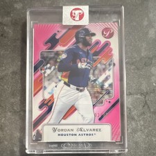 Topps Pristine 2025 Pink Pulsar Refractor Yordan Alvarez 02/15 Astros