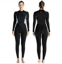 Women's Dive Skins Suit Rash Guard Full Body Swimsuit Long Sleeve UV Sunsuit 004