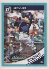 2018 Panini Donruss Teal Border 79/199 Travis Shaw #137 0l2