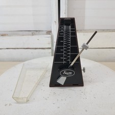 Vintage Franz LM-FB-5 Electric Metronome Brown Black Tested Working w/ Cover