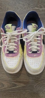 Nike Air Force 1 low Shadow Crimson Tint Volt Women's size 5.5 