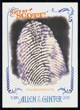 2015 Topps Allen & Ginter Great Scott! Fingerprints #GS-9