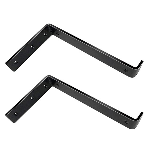 2pcs Heavy Duty Steel Rustic Industrial Scaffold Board Shelf Metal Brackets - Picture 8 of 8