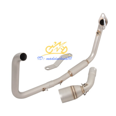For Benelli TNT125 TNT135 17-23 Exhaust System Header Mid Link Pipe Slip On 51mm
