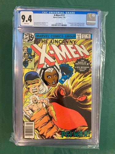 X-Men #117 CGC 9.4 White Pages 1st Shadow King Origin Professor Xavier! Marvel
