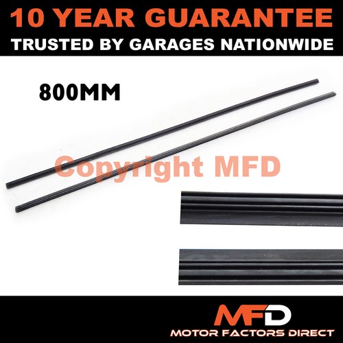 UNIVERSAL AERO BLADE REFILLS PAIR FOR FLAT AERO WIPER BLADES FITS UP TO