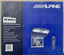 Vintage Old School Alpine 6.8" Mobile Overhead Monitor, TMX-R680A, NOS