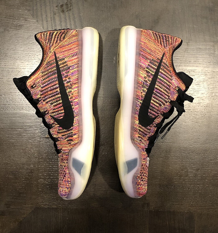 Kobe Bryant X 10 Nike ID Multi Color Knit Glow In The Dark
