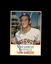 Tom Grieve Signed 1975 Hostess Texas Rangers Autographed