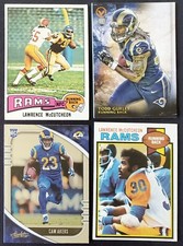 4x Lawrence McCutcheon Cam Akers Todd Gurley Los Angeles Rams NFL Cards