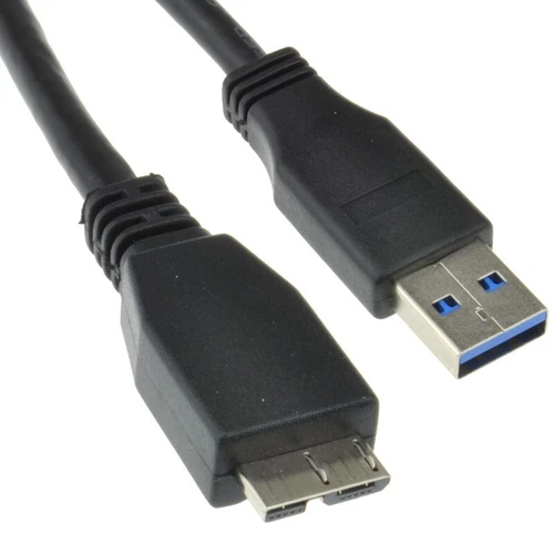 USB 3.0 Micro B Cable A Male to Male 35cm Data Lead for External Hard Drive 0.3M