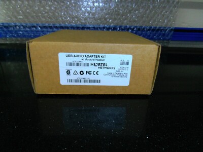 NORTEL NETWORKS NTEX14AC USB AUDIO ADAPTER KIT MIT HEADSET 