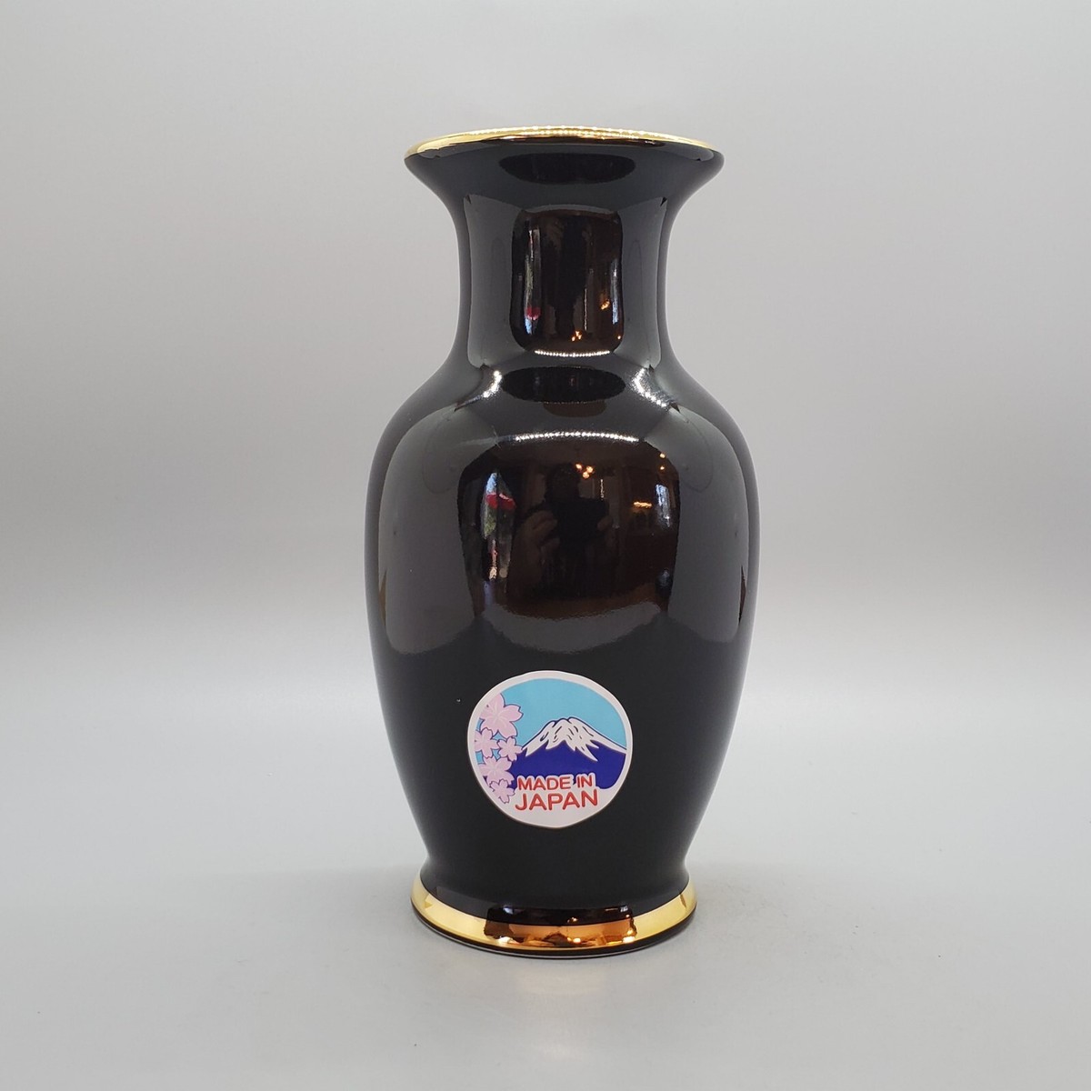 Vintage The Art of Chokin 24 Karat Gold Vase Japan 6