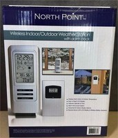 North Point GM8054 Wireless Indoor/ Outdoor Weather Station With Alarm Clock