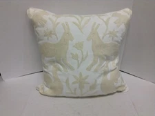 Frontgate Harp Finial Eden Cream Decorative Chair Sofa Throw Bed Pillow 20x20