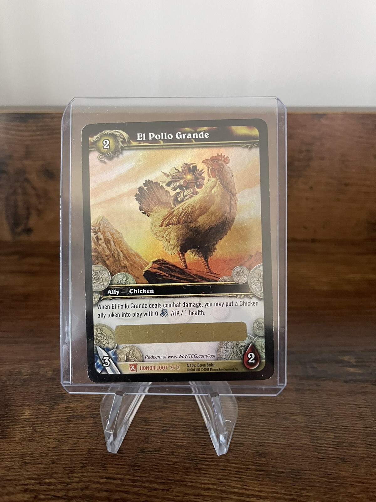 World of Warcraft WOW TCG EL POLLO GRANDE Unscratched Loot Card eBay